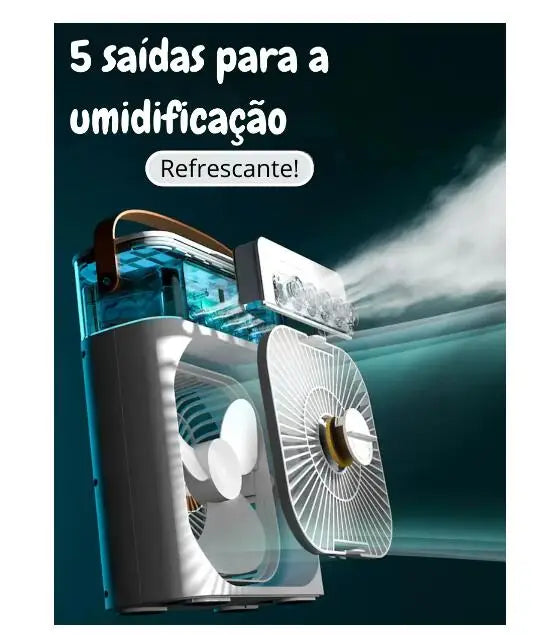 ArBreeze - Ventilador portátil 3 em 1: combina ventilação, refrigeração e ar condicionado