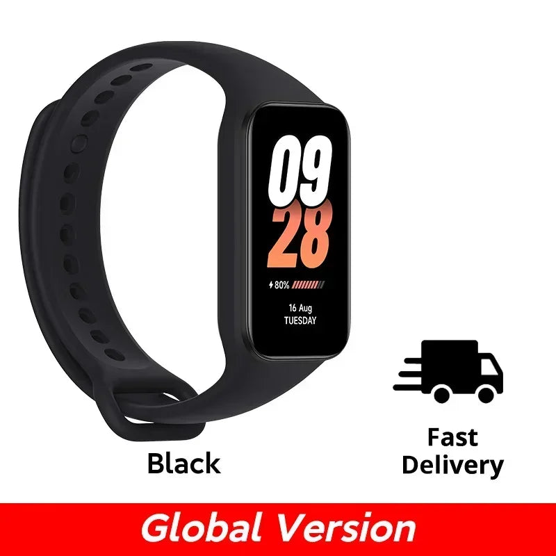 [Estreia mundial] Xiaomi Smart Band 8 active Versão Global 1.47 ''Advanced Sleep Fitness Tracking 50 + Modos Esportivos 14 Dias Bateria