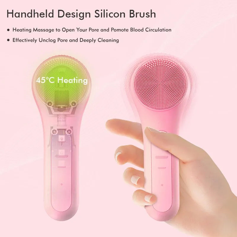 Sonic Facial Cleansing Brush impermeável rosto elétrico limpeza escova dispositivo para limpeza profunda