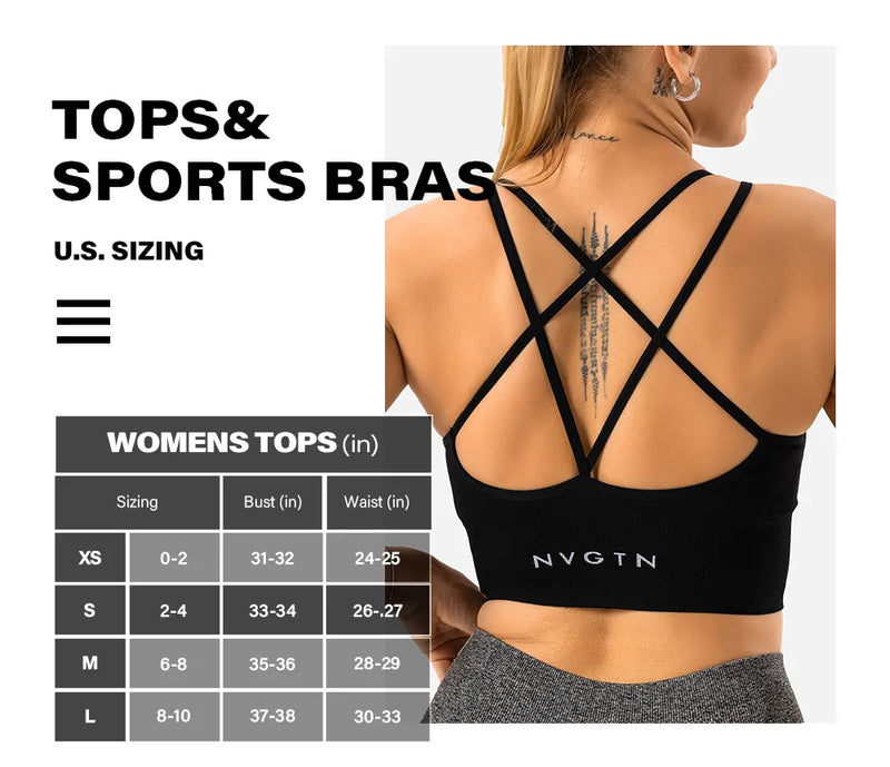 Nvgtn sem emenda florescer sutiã sem costura elastano superior mulher fitness elástico respirável realce da mama lazer esportes roupa interior