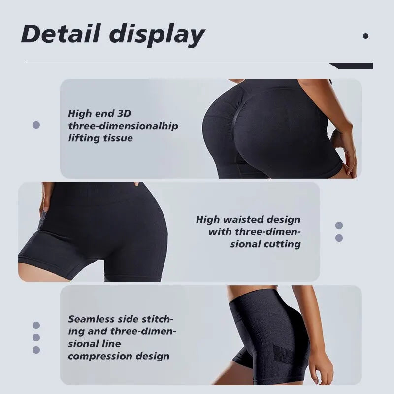 CZGUKE Workout Outfits para As Mulheres 2 Peça Ácido de Lavagem Cintura Alta Butt Lifting Shorts Colheita Top Exercício Set