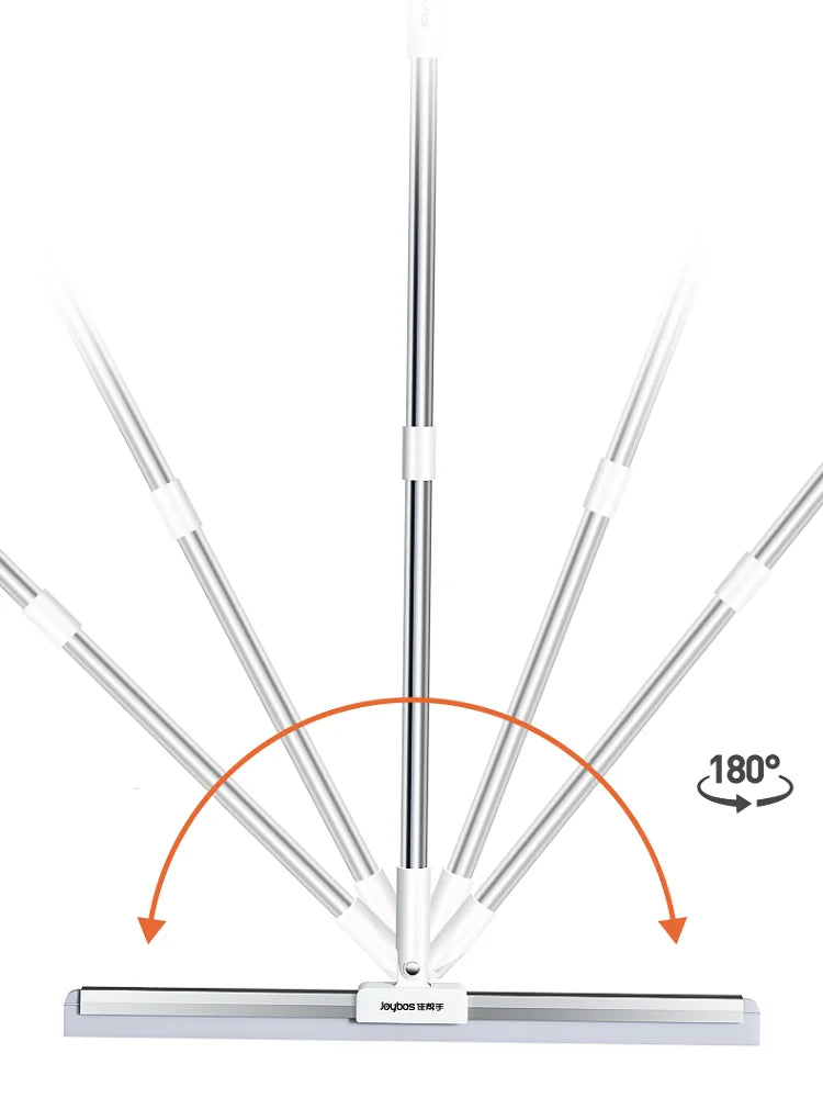 Joybos-Extended Silicone Magic Broom Scraper, Raspador do banheiro, Raspador de cozinha, destacável, 180 ° Rotativo, Ferramenta de limpeza doméstica
