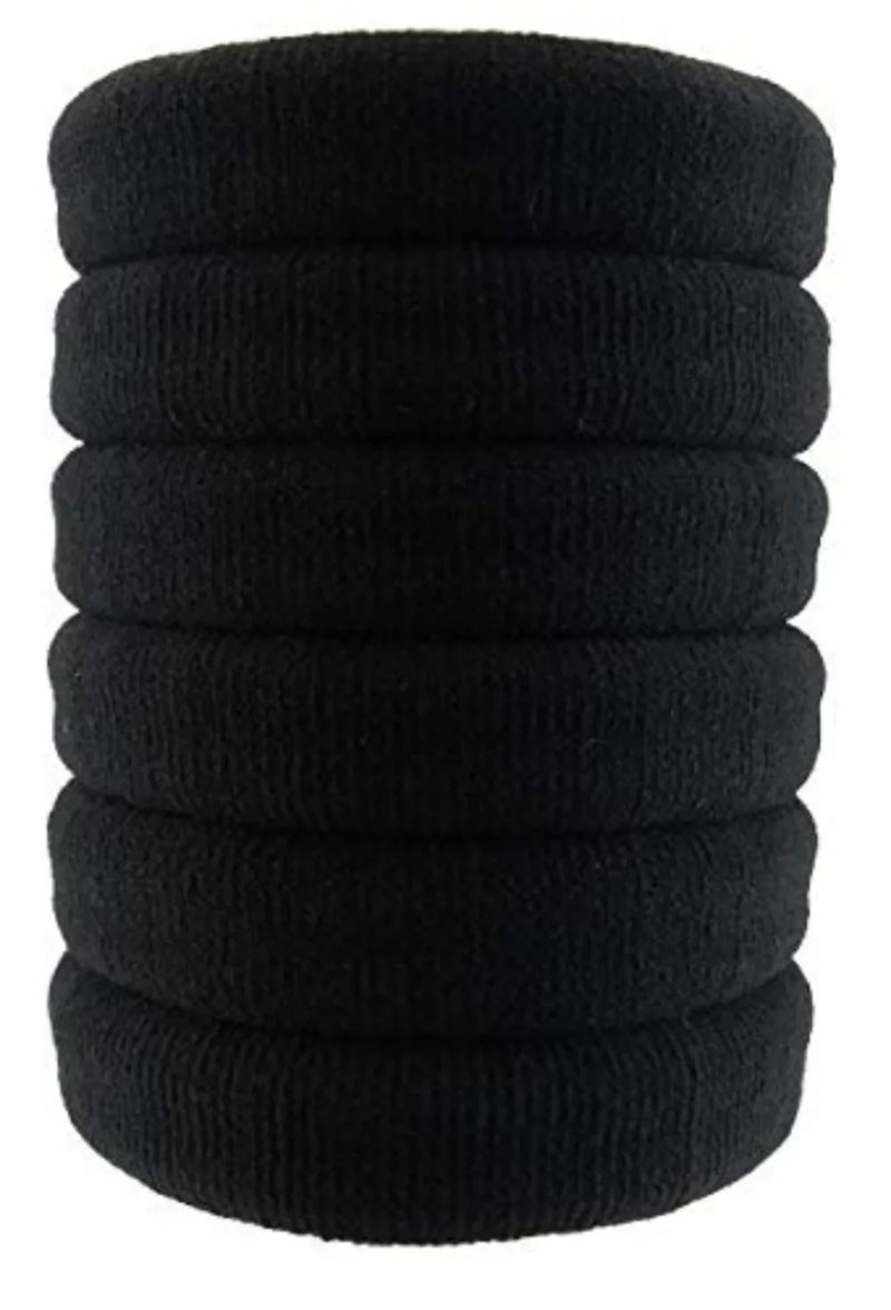 50 pçs pano preto faixas de cabelo para mulheres meninas hairband alta elástico de borracha laços de cabelo rabo de cavalo titular scrunchies acessórios