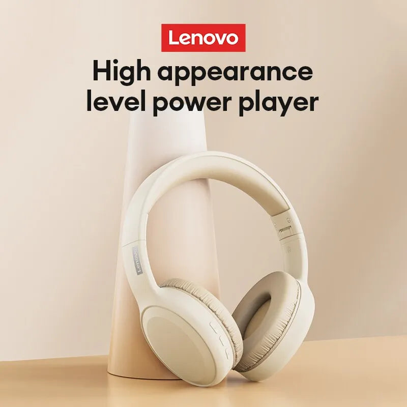 Lenovo-TH30 Fones de ouvido sem fio com microfone, Bluetooth 5.3 fones de ouvido, fone de ouvido esportivo, música Earbuds, 250mAh