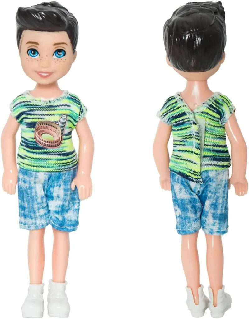 Mini Kelly Doll Acessórios para Crianças, Chelsea Doll Clothes, Grown Outfits for Kids, Girls Toys, Birthday Gift, Fashion, 5"