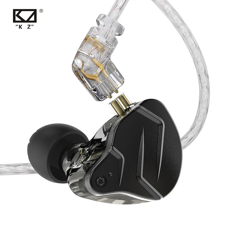 KZ-ZSN Pro X híbrido Driver In Ear Earphone, 1BA + 1DD, HiFi Bass Earbuds, Metal Fone de ouvido Monitor, Esporte Headset, ZSTX, ZSN PROX, ZSX