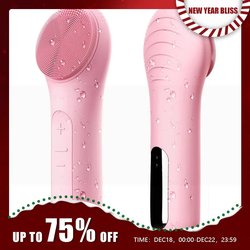 Sonic Facial Cleansing Brush impermeável rosto elétrico limpeza escova dispositivo para limpeza profunda