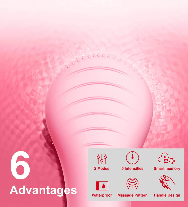 Sonic Facial Cleansing Brush impermeável rosto elétrico limpeza escova dispositivo para limpeza profunda